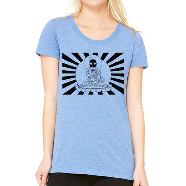 boba fett buddha t-shirt for women